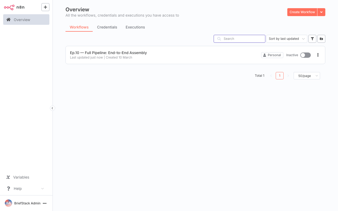 dashboard screenshot