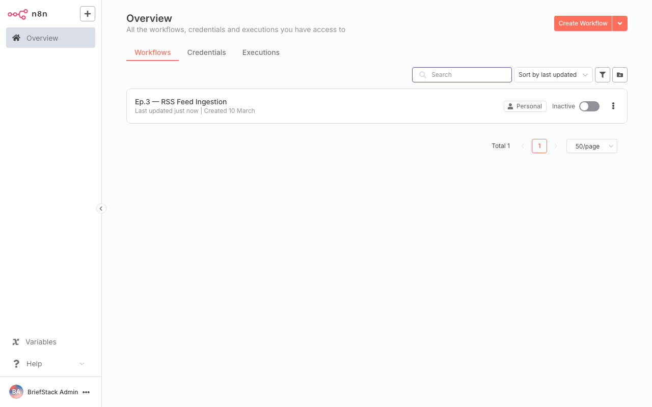 dashboard screenshot
